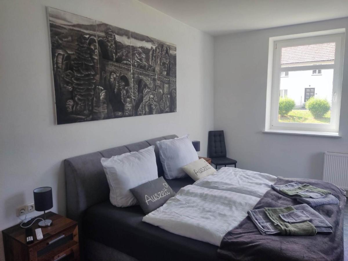 Ferienwohnung Am Hofladen Hellendorf - Saechsische Schweiz Bad Gottleuba-Berggiesshuebel Bagian luar foto