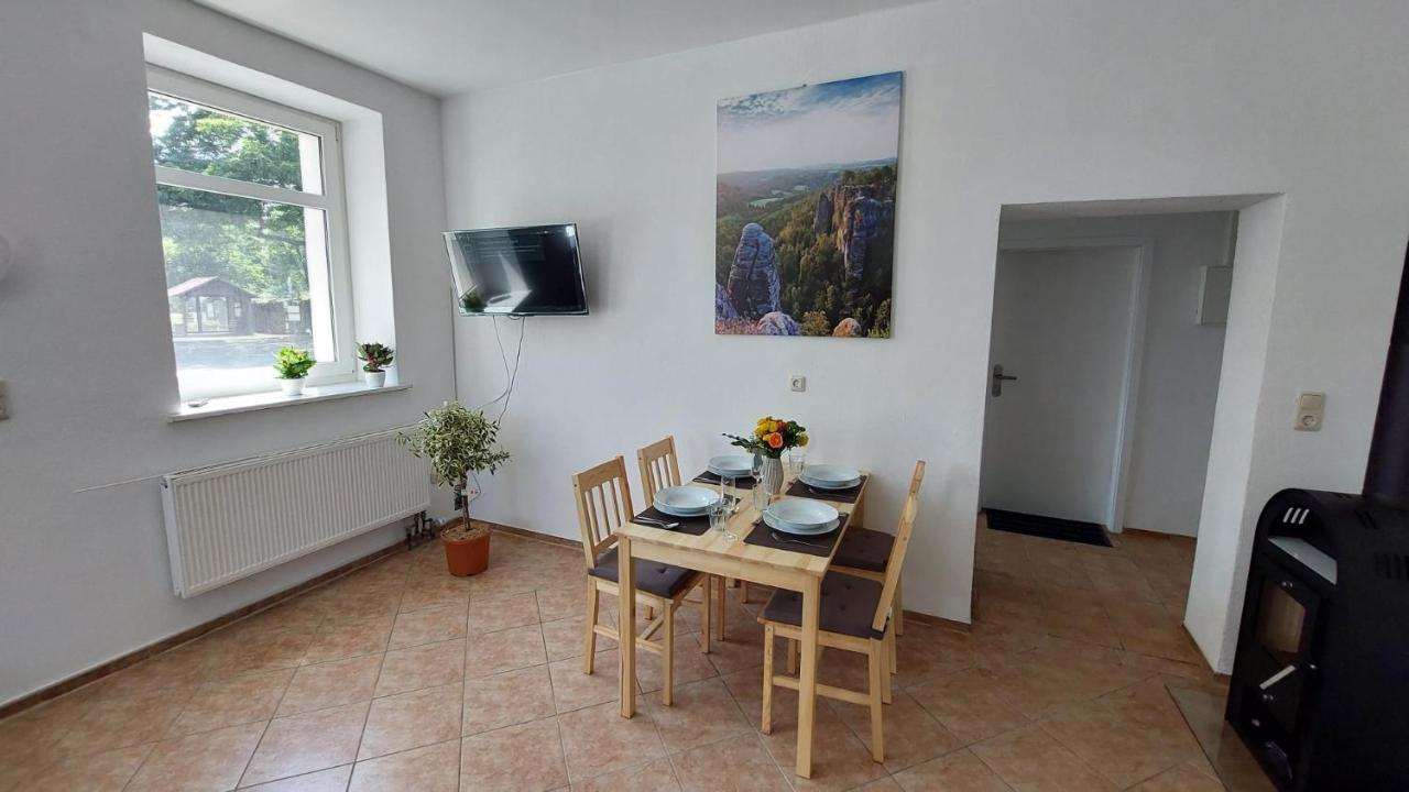 Ferienwohnung Am Hofladen Hellendorf - Saechsische Schweiz Bad Gottleuba-Berggiesshuebel Bagian luar foto