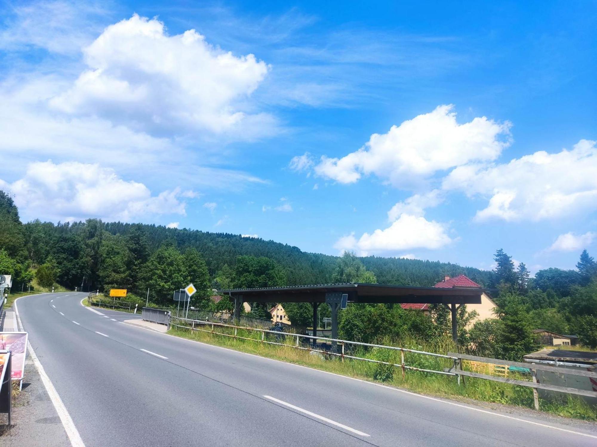 Ferienwohnung Am Hofladen Hellendorf - Saechsische Schweiz Bad Gottleuba-Berggiesshuebel Bagian luar foto